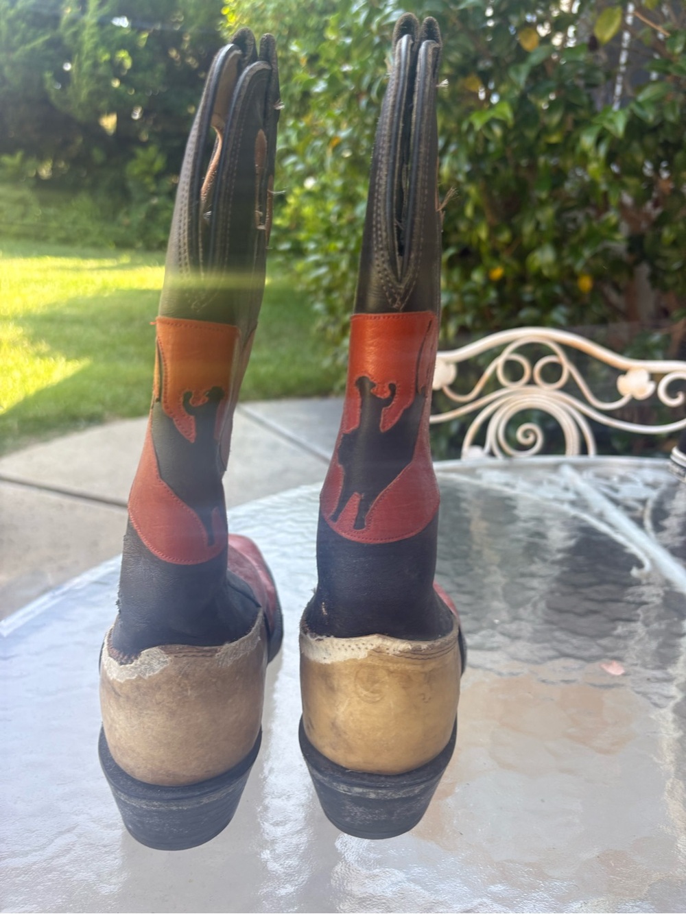 Vintage Leather Cowboy Boots - Picture 6 of 16